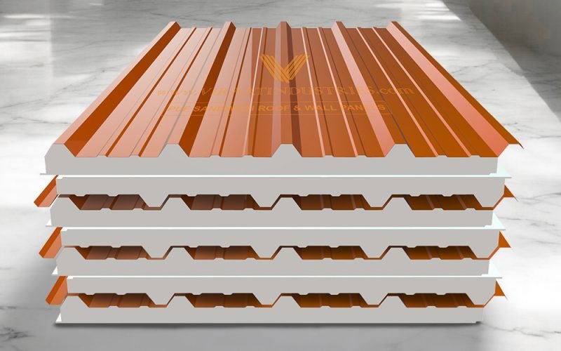 PUF Roof Panel Orange colour